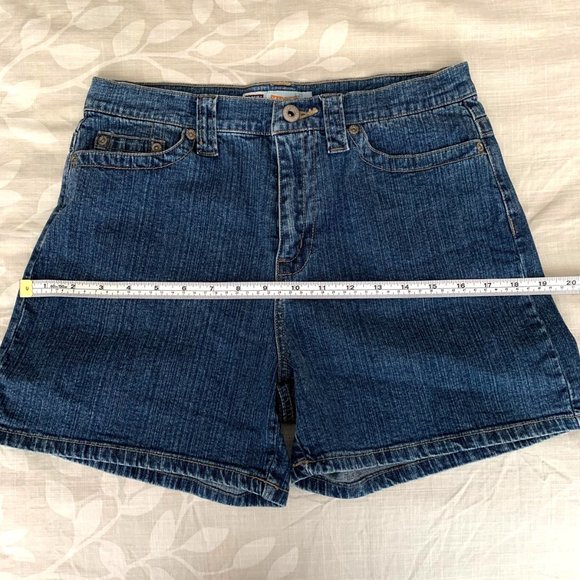 Faded Glory Blue Stretch Shorts - Picture 5 of 6